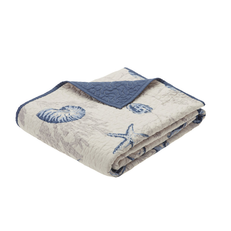 Beachcrest Home Southhampton Oversized Quilted Throw & Reviews Wayfair